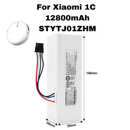Battery For Xiaomi Mijia 1C / G1 / 1T Vacuum Robot 5200mAh 2600mAh Li-ion Rechargeable G1 Robot Mop MJSTG1 STYTJ01ZHM