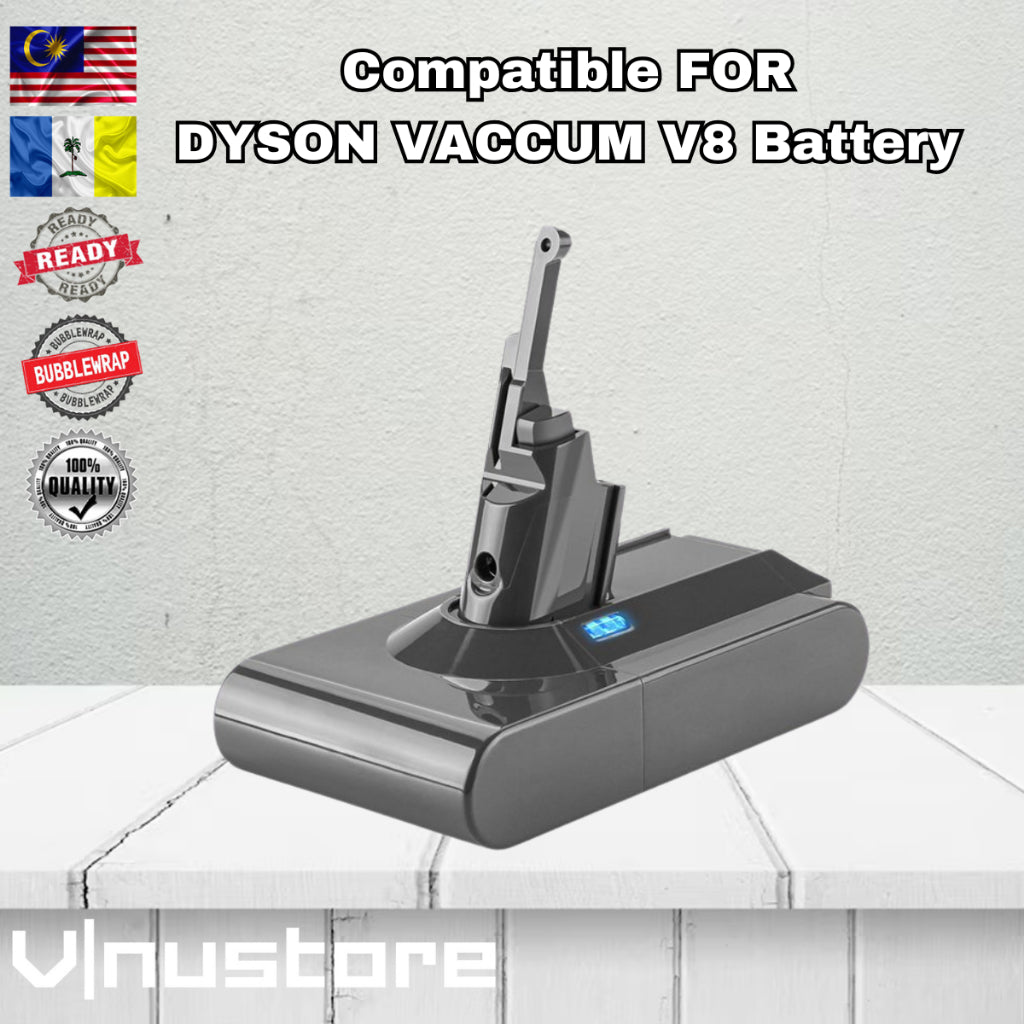 Battery for Dyson V8 6000mAh Replacement Battery for Dyson V8 SV10 Compatible with V8 Animal, V8 Fluffy