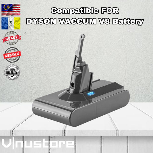 Battery for Dyson V8 6000mAh Replacement Battery for Dyson V8 SV10 Compatible with V8 Animal, V8 Fluffy