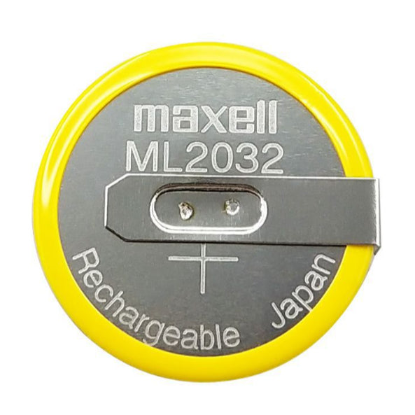 Maxell ML2032 with Pin soldering 3V CMOS Rechargable Coin Cell Lithium Motherboard CMOS Battery