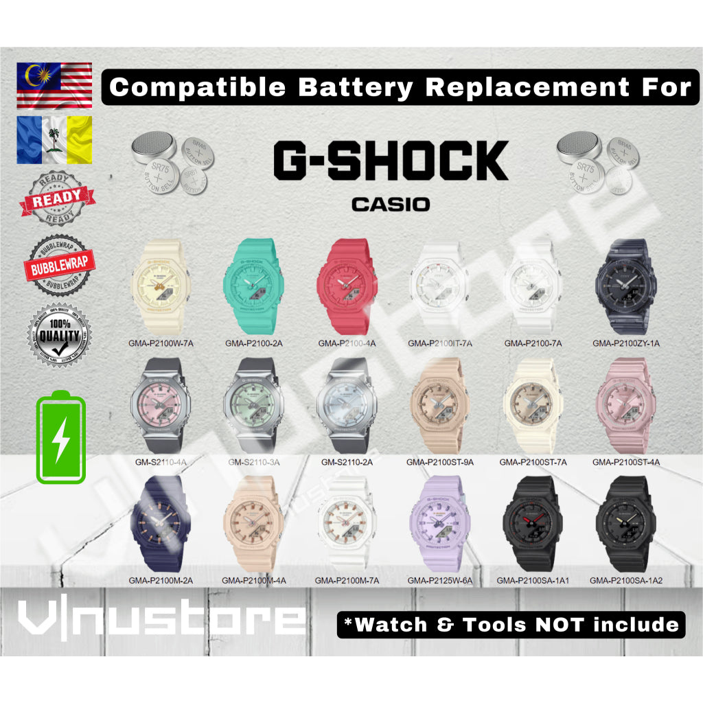 Battery For Casio G-Shock GM-S110 / GMA P2100 / GM S2110 ( MODULE 5730 ) Bateri