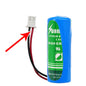 Sunmoon ER18505 18505 18500 lithium 3.6v 4000mAh Size A PLC powered battery PLUG Battries