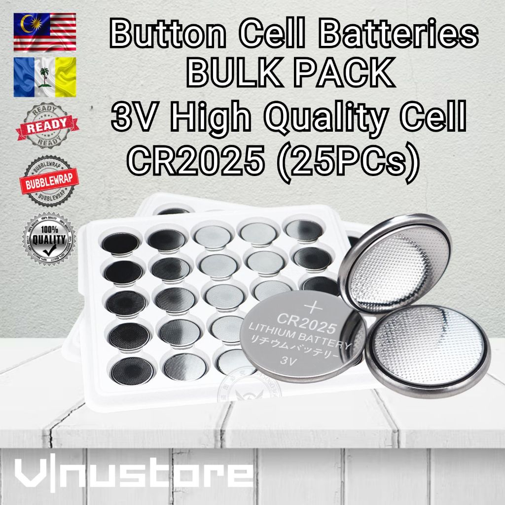 Button Cell Battery BULK PACK (Tray/Wholesale) 1.5V / 3V Lithium & Alkaline CR2032 CR2025 CR2016 CR1632 LR44 LR41 LR1130