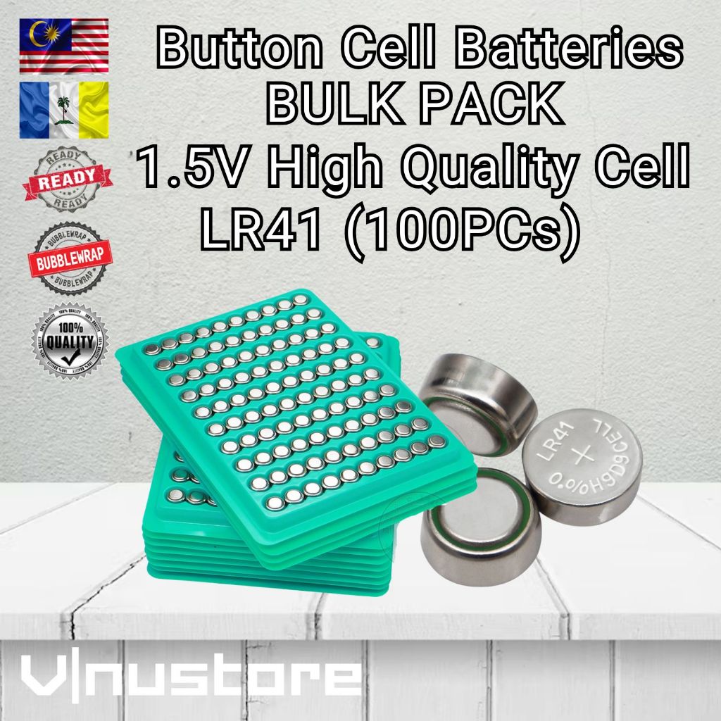 Button Cell Battery BULK PACK (Tray/Wholesale) 1.5V / 3V Lithium & Alkaline CR2032 CR2025 CR2016 CR1632 LR44 LR41 LR1130