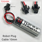 Ori TOSHIBA ER3V ER6V 3.6V 2400mAh PLC Lithium Battery With Plug ER14500 ER6VC119A ER6VC119B M70