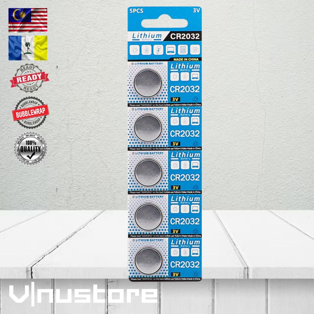 Button Cell Battery 1.5V / 3V Lithium & Alkaline AG3 AG10 AG13 CR2032 CR2025 CR2450 CR1632 LR44 LR41 LR1130