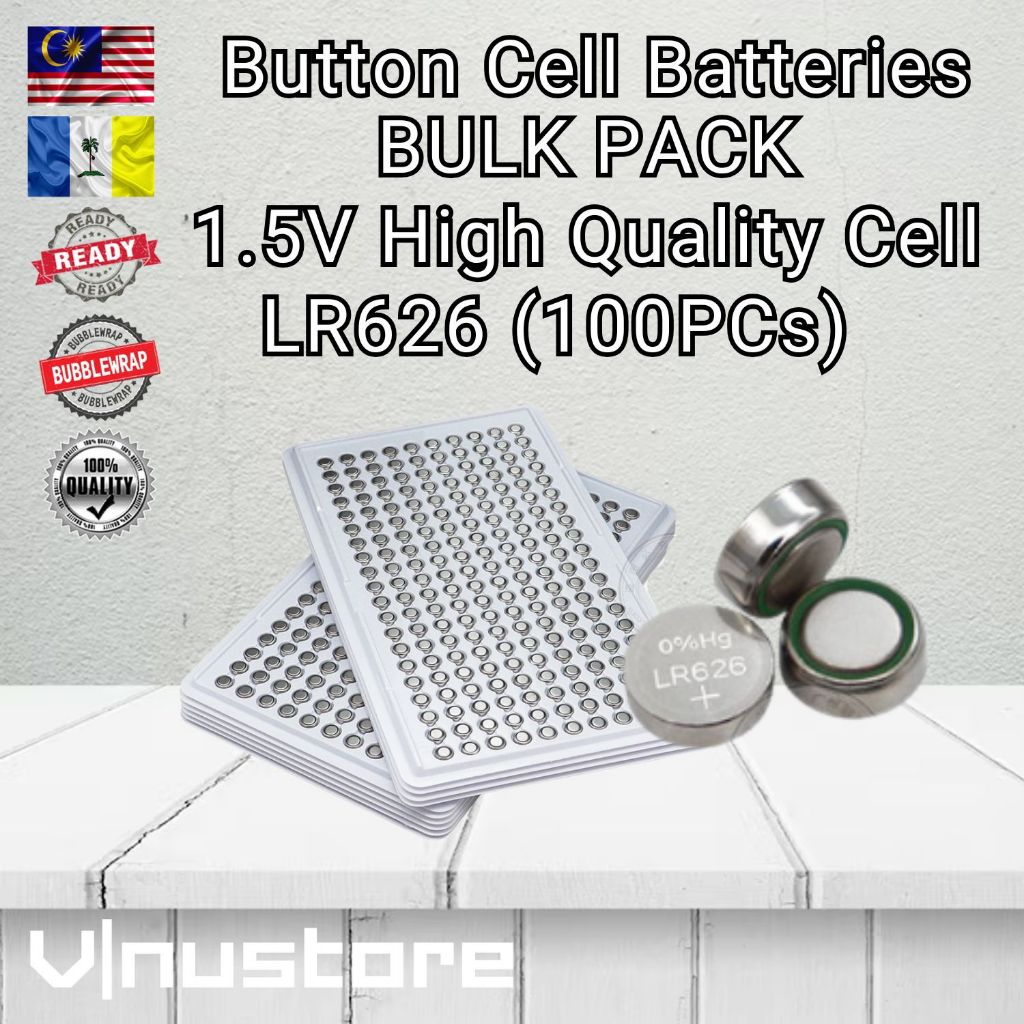 Button Cell Battery BULK PACK (Tray/Wholesale) 1.5V / 3V Lithium & Alkaline CR2032 CR2025 CR2016 CR1632 LR44 LR41 LR1130