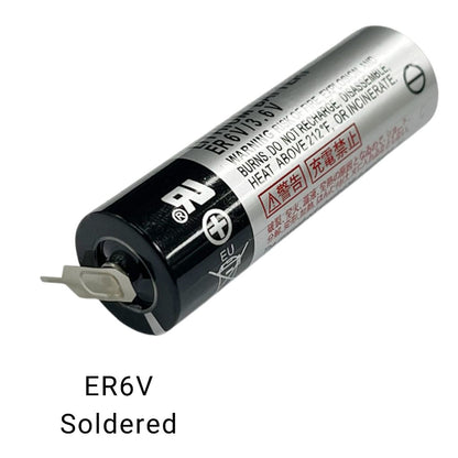 Ori TOSHIBA ER3V ER6V 3.6V 2400mAh PLC Lithium Battery With Plug ER14500 ER6VC119A ER6VC119B M70