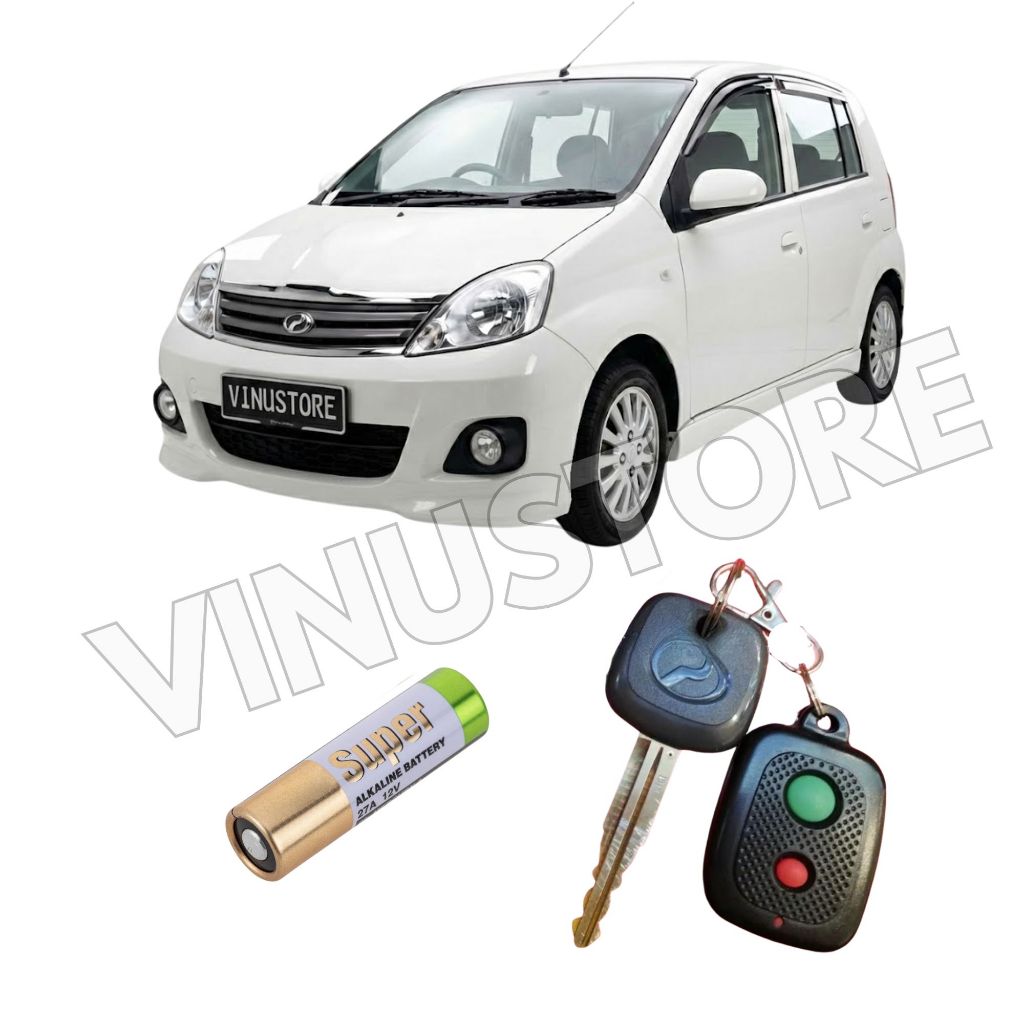 PERODUA | OLD | CAR REMOTE KEY BATTERY REPLACEMENT PENGGANTIAN BATERI KUNCI KERETA MYVI VIVA ALZA KENARI KELISA KANCIL