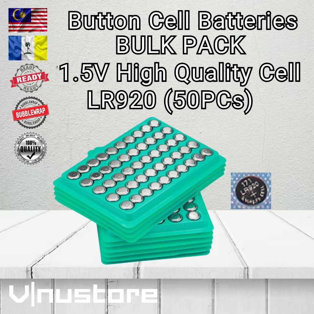 Button Cell Battery BULK PACK (Tray/Wholesale) 1.5V / 3V Lithium & Alkaline CR2032 CR2025 CR2016 CR1632 LR44 LR41 LR1130