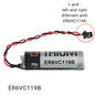 Ori TOSHIBA ER3V ER6V 3.6V 2400mAh PLC Lithium Battery With Plug ER14500 ER6VC119A ER6VC119B M70