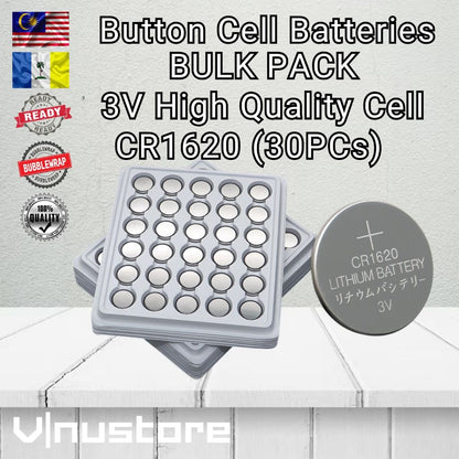 Button Cell Battery BULK PACK (Tray/Wholesale) 1.5V / 3V Lithium & Alkaline CR2032 CR2025 CR2016 CR1632 LR44 LR41 LR1130
