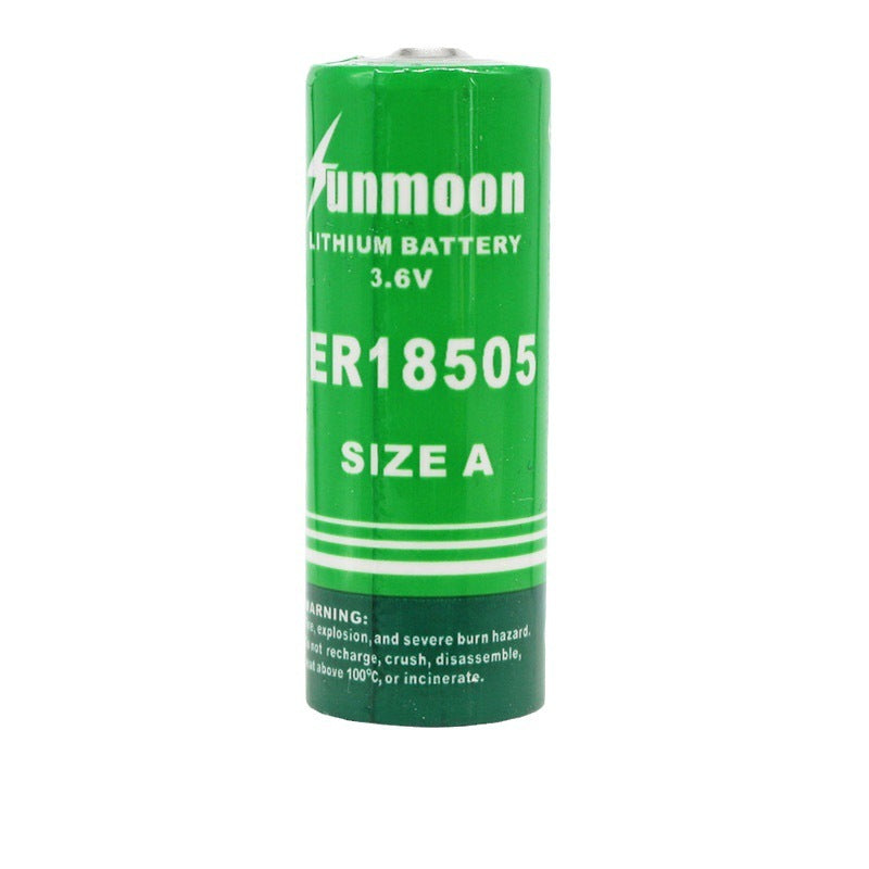 Sunmoon ER18505 18505 18500 lithium 3.6v 4000mAh Size A PLC powered battery PLUG Battries