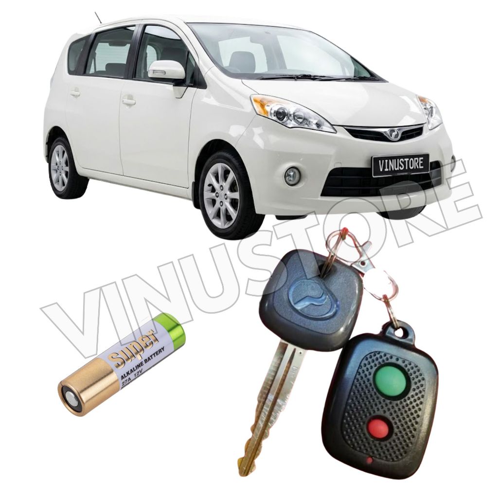 PERODUA | OLD | CAR REMOTE KEY BATTERY REPLACEMENT PENGGANTIAN BATERI KUNCI KERETA MYVI VIVA ALZA KENARI KELISA KANCIL