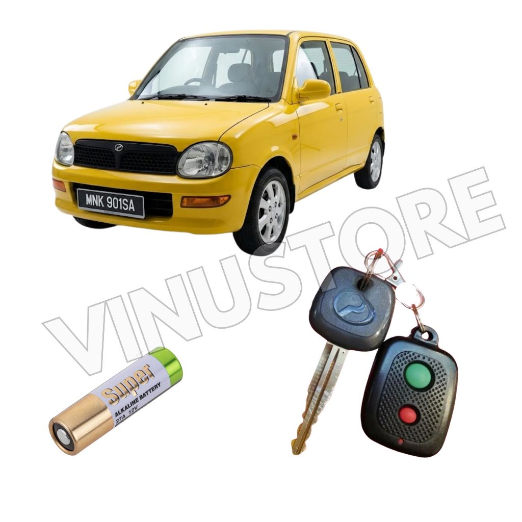 PERODUA | OLD | CAR REMOTE KEY BATTERY REPLACEMENT PENGGANTIAN BATERI KUNCI KERETA MYVI VIVA ALZA KENARI KELISA KANCIL