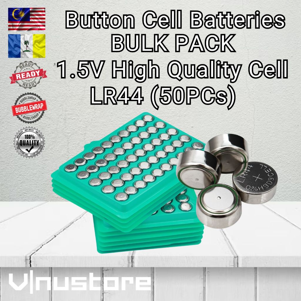 Button Cell Battery BULK PACK (Tray/Wholesale) 1.5V / 3V Lithium & Alkaline CR2032 CR2025 CR2016 CR1632 LR44 LR41 LR1130