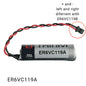 Ori TOSHIBA ER3V ER6V 3.6V 2400mAh PLC Lithium Battery With Plug ER14500 ER6VC119A ER6VC119B M70