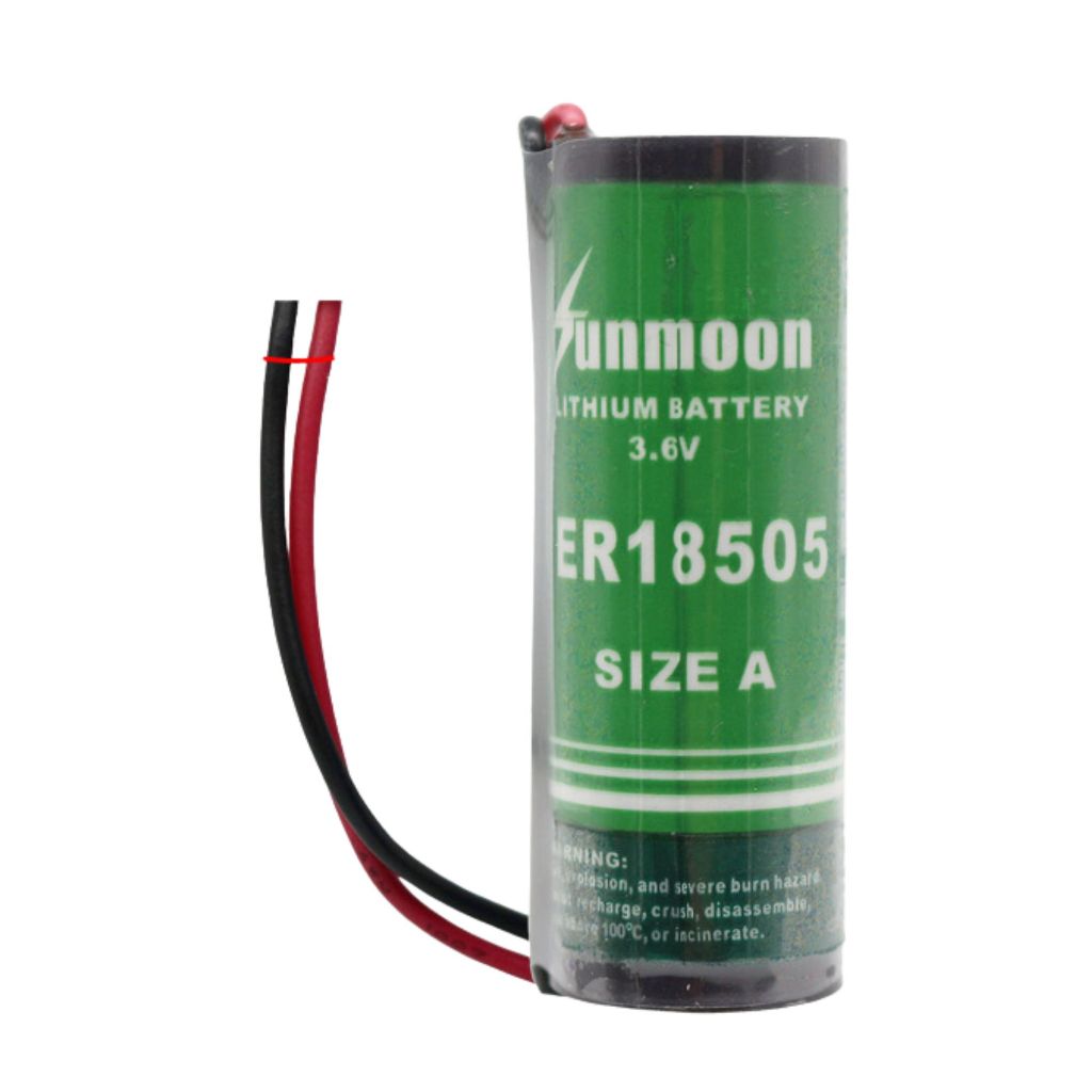 Sunmoon ER18505 18505 18500 lithium 3.6v 4000mAh Size A PLC powered battery PLUG Battries