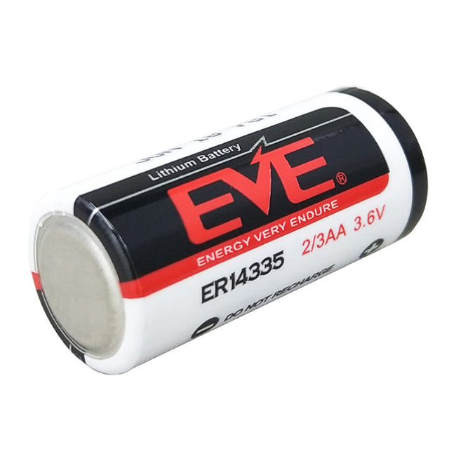 EVE ER14335 2/3AA 3.6V 1650mAh Lithium Battery | Original 2/3AA ER14335 Li-SOCl2 Cell