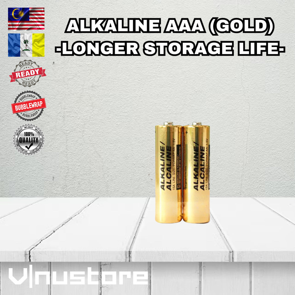 Original ALKALINE BATTERY • AA / AAA • 15A LR06 / 24A LR03 • Expire Year 2028  • Latest Bulk Stock